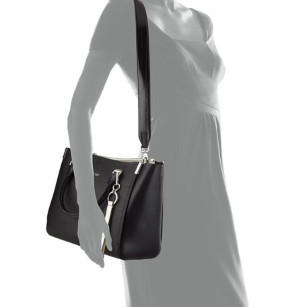 SOLD! Calvin Klein Saffiano Satchel Bag - Picture 2 of 6